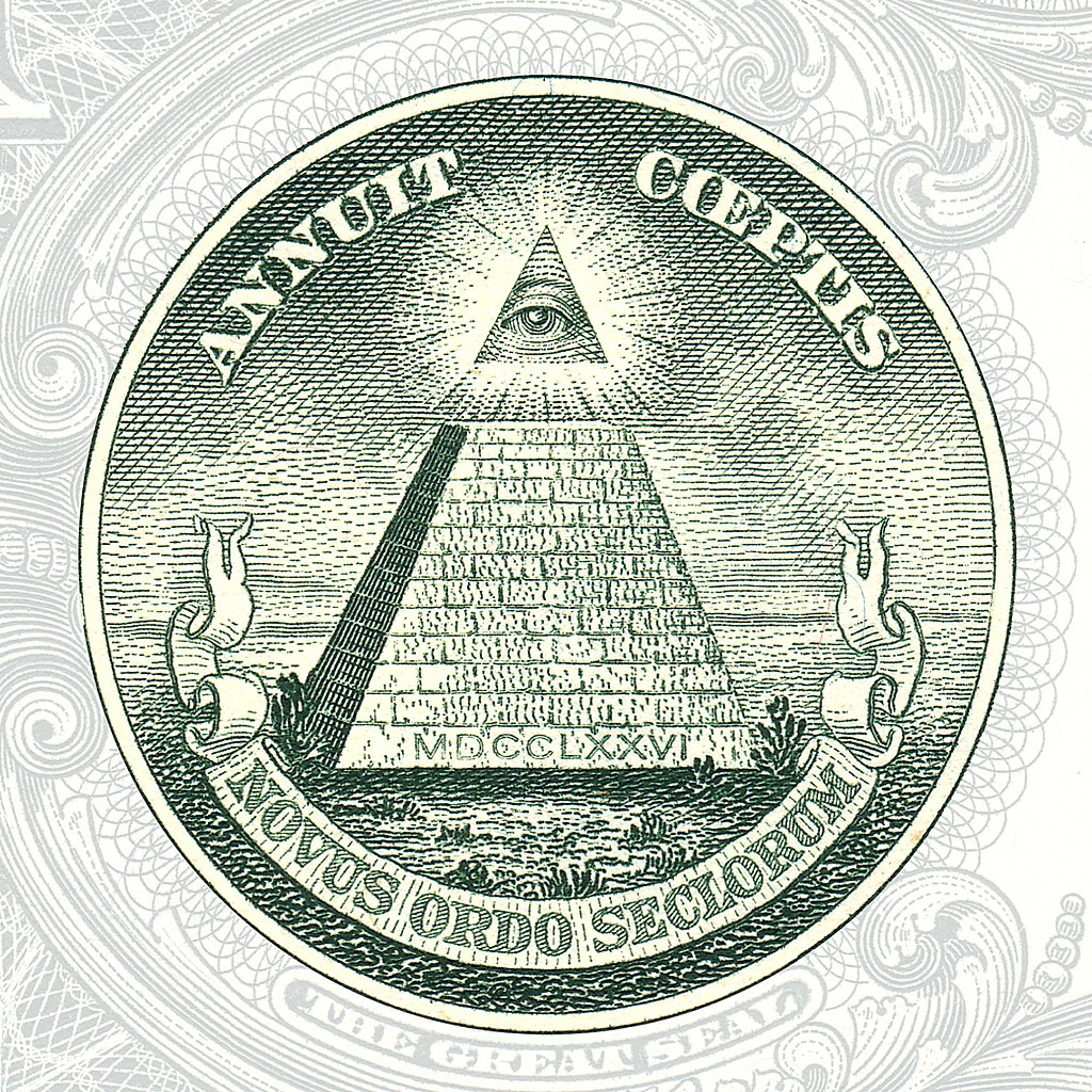 Eye of Providence on the back of a U.S. one-dollar bill. Source: Wikipedia